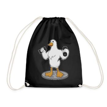 Dumbbells Bodybuilding Canard - Sac de sport léger - noir - Devant