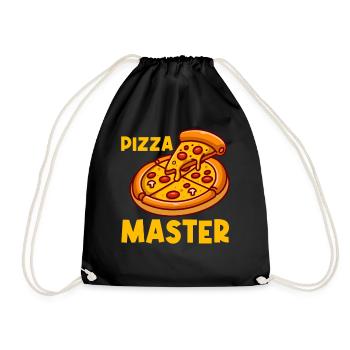 Pizza Making Italian Fast Food Grillers de cuisine - Sac de sport léger - noir - Devant