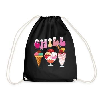 Crème glacée Cone Chill - Sac de sport léger - noir - Devant