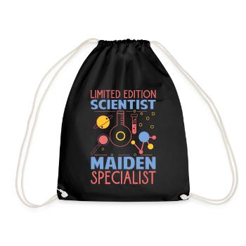 Limited Edition Scientist Maiden Specialist - Funn - Drawstring Bag - black - Front