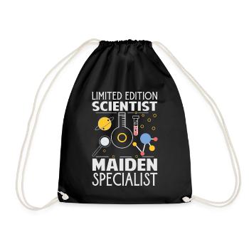 Limited Edition Scientist Maiden Specialist - Funn - Drawstring Bag - black - Front