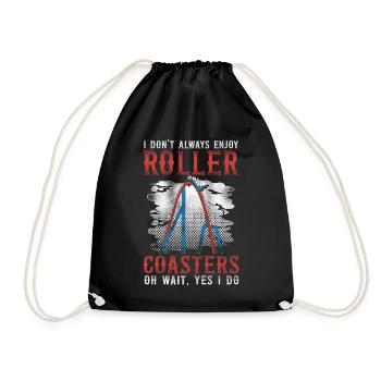 Montagnes russes Vintage I Don’t - Sac de sport léger - noir - Devant
