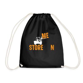 Conducteur de chariot élévateur Chariot élévateur Cool Cadeau - Sac de sport léger - noir - Devant