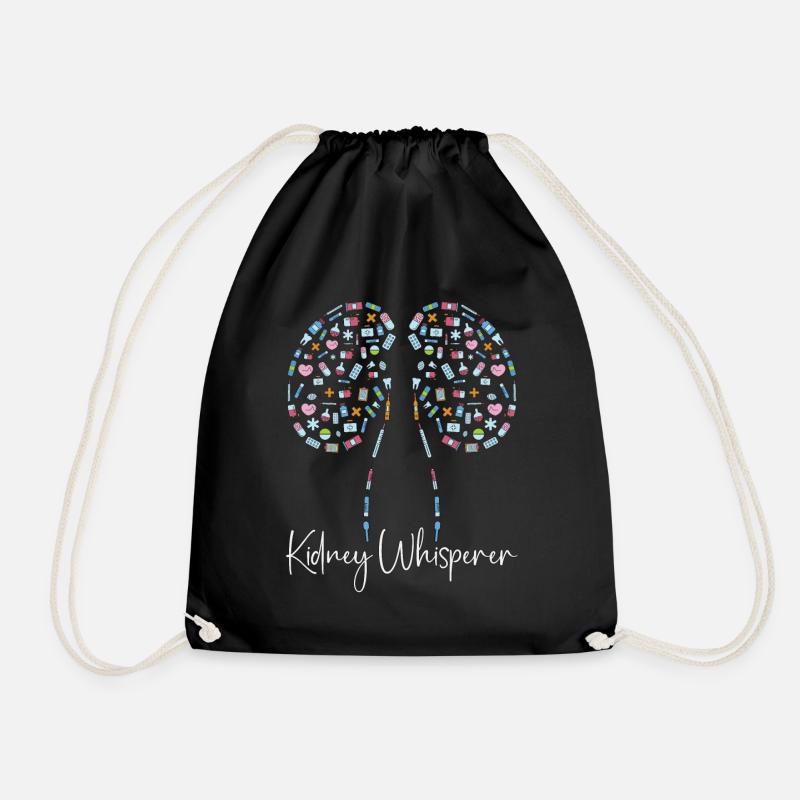 Dialysetechniker Nephrologie Dialyse Cool Geschenk - Turnbeutel - Schwarz