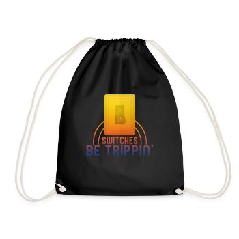 Elektriker-Shirt, Schalter sind Trippin Electrical - Turnbeutel - Schwarz - Vorne