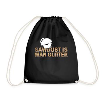 Crafter, Engineer Apprentice Woodworker Carpenter - Drawstring Bag - black - Front