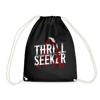 Roller Coaster Vintage Thrill - Sac de sport léger - noir - Devant