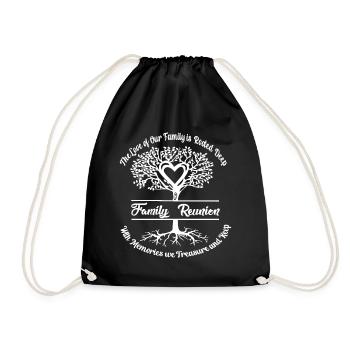 Réunion de famille L’amour de notre famille - Sac de sport léger - noir - Devant