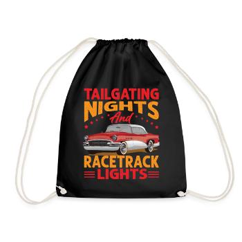 Tailgating Nights et Racetrack Lights - Course - - Sac de sport léger - noir - Devant