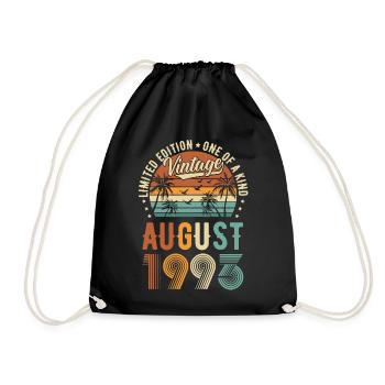 Édition limitée Août 1993 Cadeau d’anniversaire - Sac de sport léger - noir - Devant