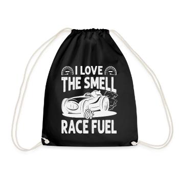 J’aime l’odeur du carburant de course - Course - Course - Moi - Sac de sport léger - noir - Devant