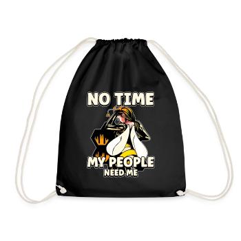 Pas de temps Ma colonie a besoin de moi Apiculteurs Abeilles - Sac de sport léger - noir - Devant