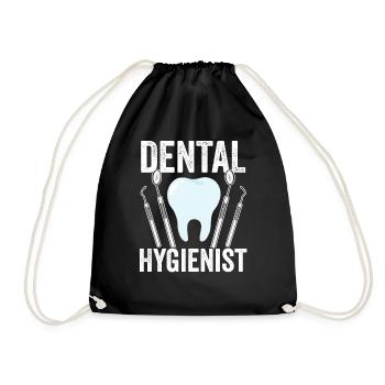 Équipe d’hygiénistes dentaires Dentiste hygiéniste dentaire - Sac de sport léger - noir - Devant