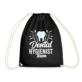 Équipe d’hygiénistes dentaires Dentiste Hygiène dentaire - Sac de sport léger - noir - Devant