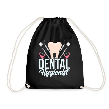 Hygiénistes dentaires Équipe d’hygiène dentaire Dentiste - Sac de sport léger - noir - Devant