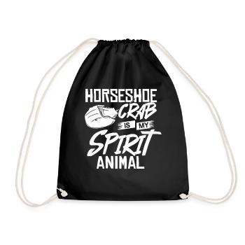 Crabe en fer à cheval Crabe en fer à cheval Crabes des Moluques - Sac de sport léger - noir - Devant