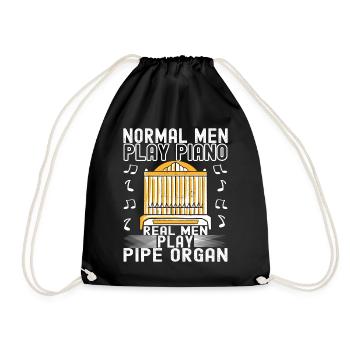 Organiste Joueur d’orgue - Sac de sport léger - noir - Devant