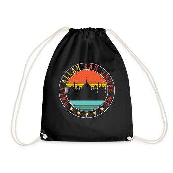 Seul Allah peut me juger Chemise, musulman priant - Sac de sport léger - noir - Devant