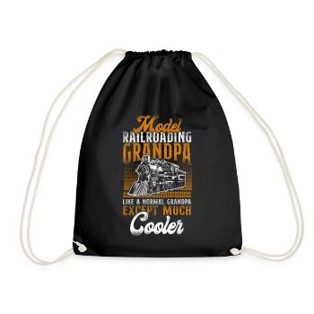 Conducteur de train à vapeur Trainspotting - Sac de sport léger - noir - Devant