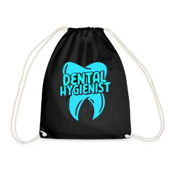 Hygiénistes dentaires Dentiste Équipe d’hygiène dentaire - Sac de sport léger - noir - Devant