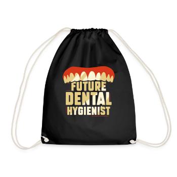 Future équipe d’hygiénistes dentaires Hygiène dentaire - Sac de sport léger - noir - Devant