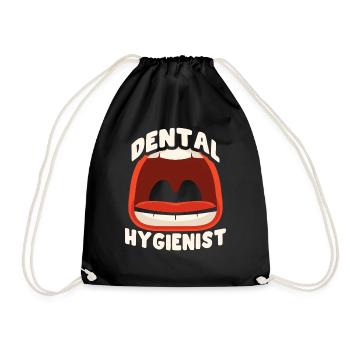 Hygiénistes dentaires Dentiste Équipe d’hygiène dentaire - Sac de sport léger - noir - Devant