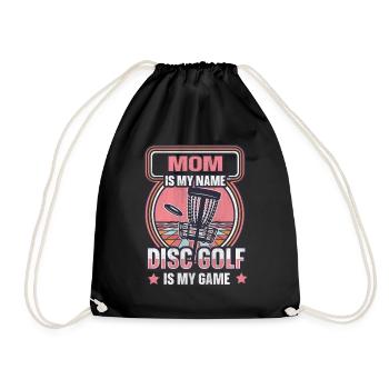 Maman est mon nom Disc Golf est mon jeu pour maman - Sac de sport léger - noir - Devant