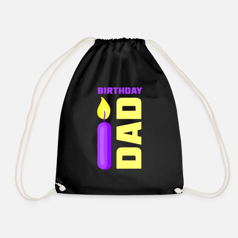 Geburtstag Papa Party Papi Vater - Turnbeutel - Schwarz