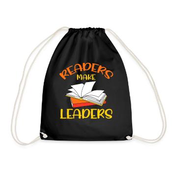 Les enseignants lecteurs font des leaders - Sac de sport léger - noir - Devant