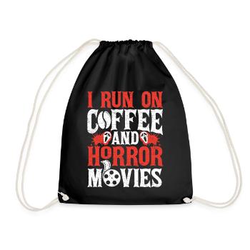 Halloween Horrorfilm Geschenk - Turnbeutel - Schwarz - Vorne
