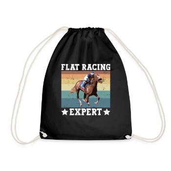 Expert pour les courses de plat - Horse Racing Equestrian - Sac de sport léger - noir - Devant