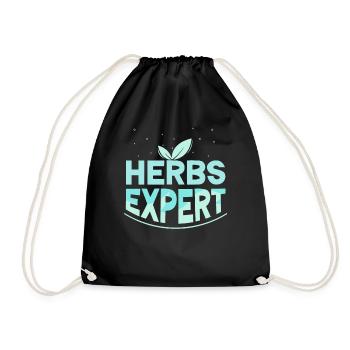 Herb Expert Herb Herb Garden - Sac de sport léger - noir - Devant