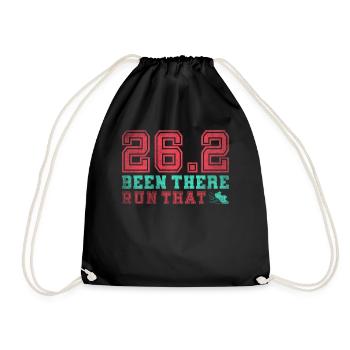 26.2 Been There Run That - Coureur de marathon complet - Sac de sport léger - noir - Devant