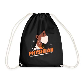 Doctor Doctor Doctor Medicine Doctor Profession - Drawstring Bag - black - Front