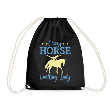 Crazy Horse Vaulting Lady Équitation - Sac de sport léger - noir - Devant