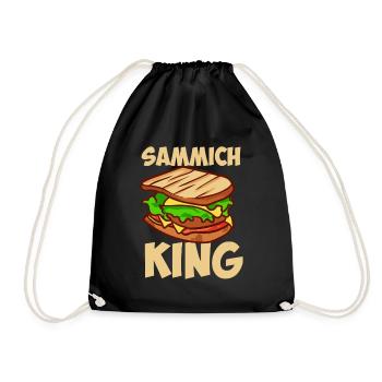Sammich King Sandwich - Sac de sport léger - noir - Devant