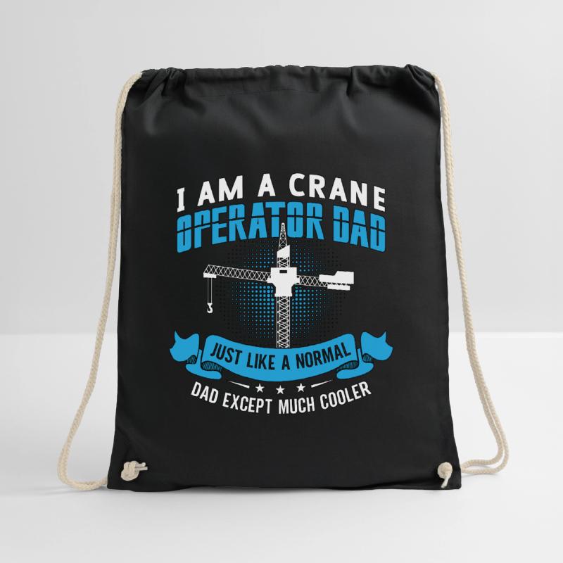 Crane operator Work Construction worker Crane driver Gift Drawstring Bag