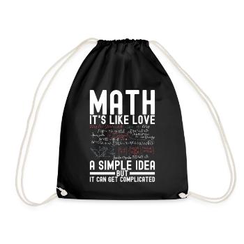 Professeur de mathématiques Mathématiques - Sac de sport léger - noir - Devant
