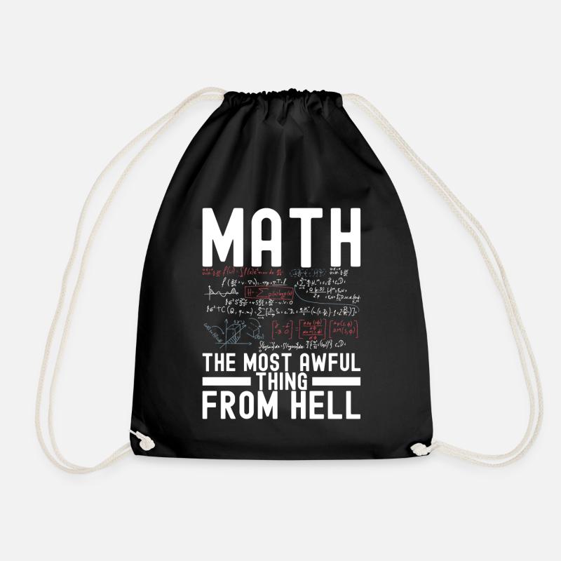 Professeur de mathématiques Mathématiques - Sac de sport léger - noir