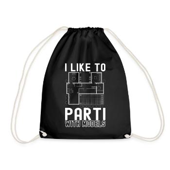 Architect Architecture - Drawstring Bag - black - Front