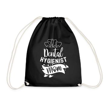 Hygiéniste dentaire Mama Hygiéniste dentaire Dentiste - Sac de sport léger - noir - Devant