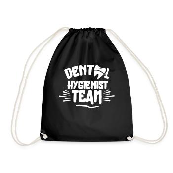 Équipe d’hygiénistes dentaires Dentiste hygiéniste dentaire - Sac de sport léger - noir - Devant