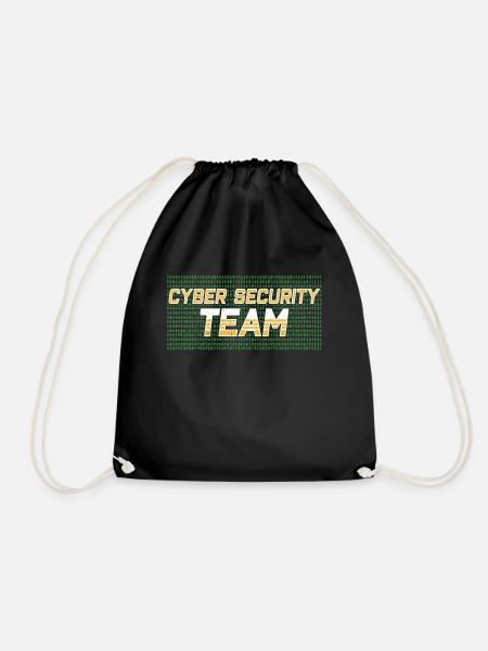 Cyber Sicherheit Team Hacker Hack Cybersecurity - Turnbeutel - Schwarz