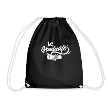 Graduate Graduate AwardEd School Graduate - Drawstring Bag - black - Front