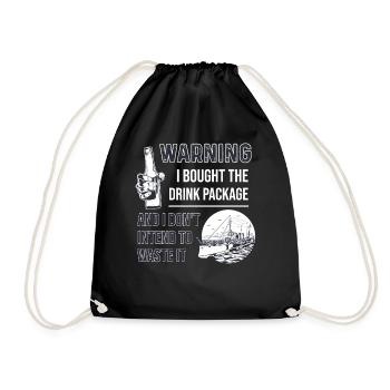 J’ai acheté le forfait boisson Cruise Holiday - Sac de sport léger - noir - Devant