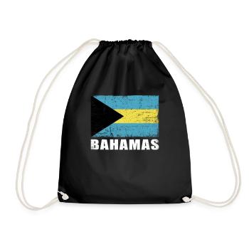 Bahamas Flag Grunge Bahamas Flag - Sac de sport léger - noir - Devant