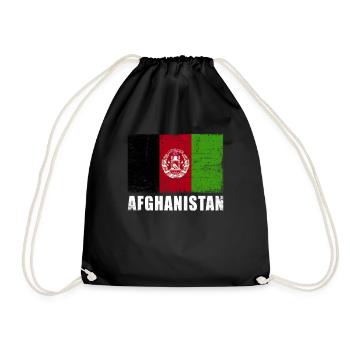 Afghanistan Flag Grunge Afghanistan Flag - Sac de sport léger - noir - Devant