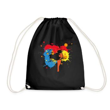 Schlagzeuger Schlagezug Batteur - Sac de sport léger - noir - Devant