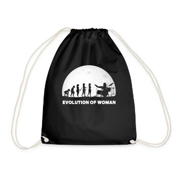 Schlagzeuger Evolution Drummer - Turnbeutel - Schwarz - Vorne