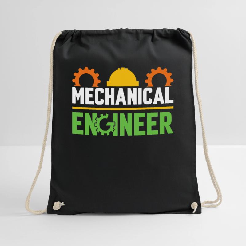 Mechanics Engineer Mechanical Engineering Drawstring Bag